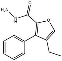 2-Furancarboxylicacid,4-ethyl-3-phenyl-,hydrazide(9CI) 结构式