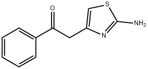 2-(2-氨基-1,3-噻唑-4-基)-1-苯乙酮 结构式