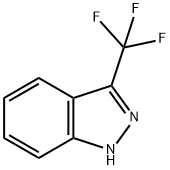 3-(三氟甲基)-1H-吲唑 结构式
