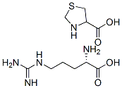 L-arginine monothiazolidine-4-carboxylate 结构式