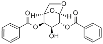 1,6-ANHYDRO-2,4-DI-O-BENZOYL-BETA-D-GALACTOPYRANOSE 结构式