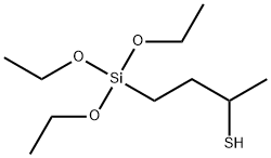 4-(triethoxysilyl)butane-2-thiol 结构式