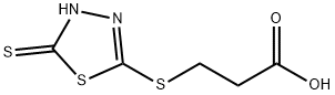 5-异丙硫基-1,3,4-噻二唑-2(3H)-硫酮 结构式
