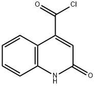 2-HYDROXYQUINOLINE-4-FORMYLCHLORIDE 结构式