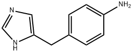 4-(1H-IMIDAZOL-4-YLMETHYL)-PHENYLAMINE 结构式