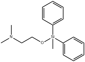 N,N-Dimethyl-2-[(methyldiphenylsilyl)oxy]ethanamine 结构式