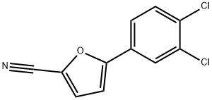 5-(3,4-二氯苯基)-2-糠腈 结构式