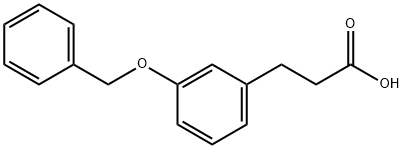 3-[3-(苄氧基)苯基]丙酸 结构式