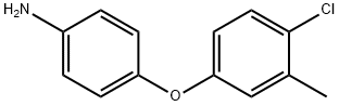 p-(4-Chloro-m-tolyloxy)aniline 结构式