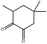 3,5,5-三甲基环己烷-1,2-二酮 结构式