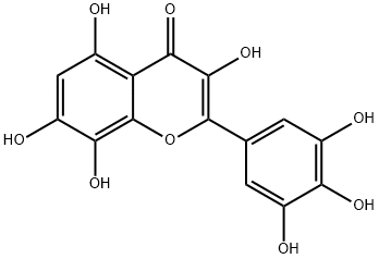 3,3',4',5,5',7,8-Heptahydroxyflavone 结构式