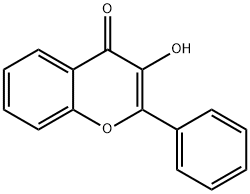 3-羟基黄酮 结构式