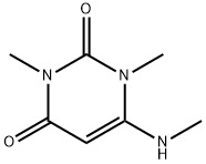 6-METHYLAMINO-1,3-DIMETHYLURACIL 结构式