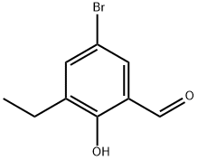 5-溴-3-乙基-2-羟基苯甲醛 结构式