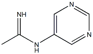 Ethanimidamide, N-5-pyrimidinyl-, (E)- (9CI) 结构式