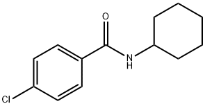 4-氯-N-环己基苯甲酰胺 结构式