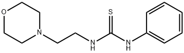 1-(2-吗啉乙基)-3-苯基硫脲 结构式