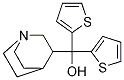 奎宁环素-3-基二(噻吩-2-基)甲醇 结构式