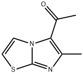 1-(6-甲基咪唑并[2,1-B][1,3]噻唑-5-基)乙酮 结构式