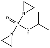 Bis(1-aziridinyl)(isopropylamino)phosphine oxide 结构式