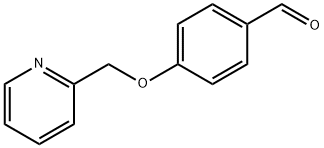 4-(吡啶-2-甲氧基)苯甲醛 结构式
