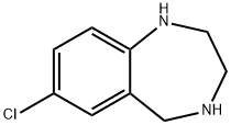 7-氯-2,3,4,5-四氢-1H-苯并[E][1,4]二氮杂卓 结构式