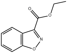 1,2-苯并异恶唑-3-甲酸乙酯 结构式