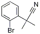2-(2-溴苯基)-2-甲基丙腈 结构式