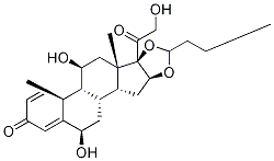 6-Α-羟基布地奈德 结构式
