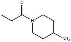 4-Piperidinamine,1-(1-oxopropyl)-(9CI) 结构式