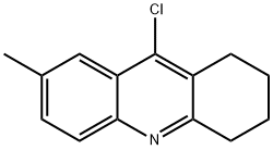 9-CHLORO-1,2,3,4-TETRAHYDRO-7-METHYL-ACRIDINE 结构式