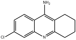 9-AMINO-6-CHLORO-1,2,3,4-TETRAHYDRO-ACRIDINE 结构式