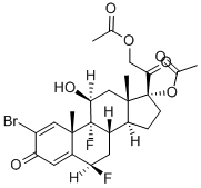 二醋酸卤泼尼松 结构式