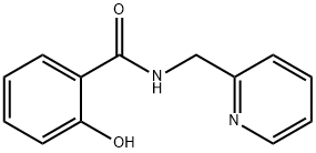 2-羟基-N-吡啶-2-基甲基-苯甲酰胺 结构式