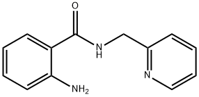 2-氨基-N-(吡啶-2-基甲基)苯甲酰胺 结构式