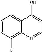 8-氯-4-羟基喹啉 结构式