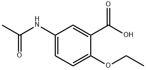 5-(Acetylamino)-2-ethoxybenzoic acid 结构式