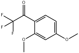 2,2,2-三氟-2',4'-二甲氧基苯乙酮 结构式