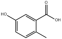 5-羟基-2-甲基苯甲酸 结构式
