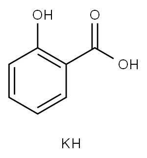 水杨酸钾 结构式