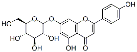 芹甙元-7-葡萄糖苷 结构式