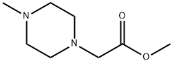 4-甲基-1-哌嗪乙酸甲酯 结构式