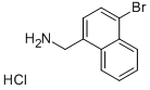 1-AMINOMETHYL-4-BROMONAPHTHALENE, HCL 结构式