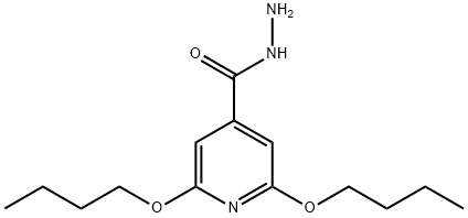 2,6-Dibutoxyisonicotinic hydrazide 结构式