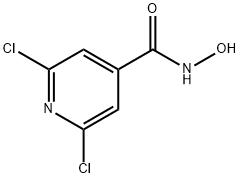 2,6-Dichloro-4-pyridinecarbohydroximic acid 结构式