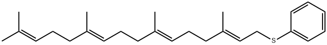 Geranylgeranyl Phenyl Sulfide 结构式