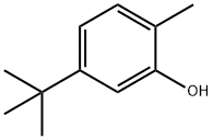 5-TERT-BUTYL-2-METHYLPHENOL 结构式
