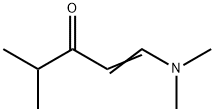 (E)-1-二甲基氨基-4-甲基-戊-1-烯-3-酮 结构式