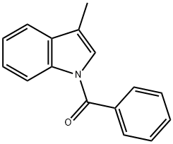 (3-METHYL-1H-INDOL-1-YL)(PHENYL)METHANONE 结构式