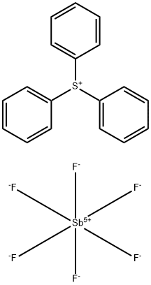 三苯基硫鎓六氟锑酸盐 结构式